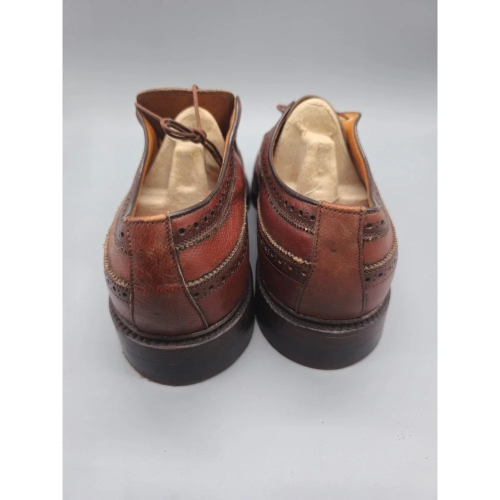 Crosby Square Brand FLEETWOOD Brown  Men's Wingtip Shoes, size 10 D